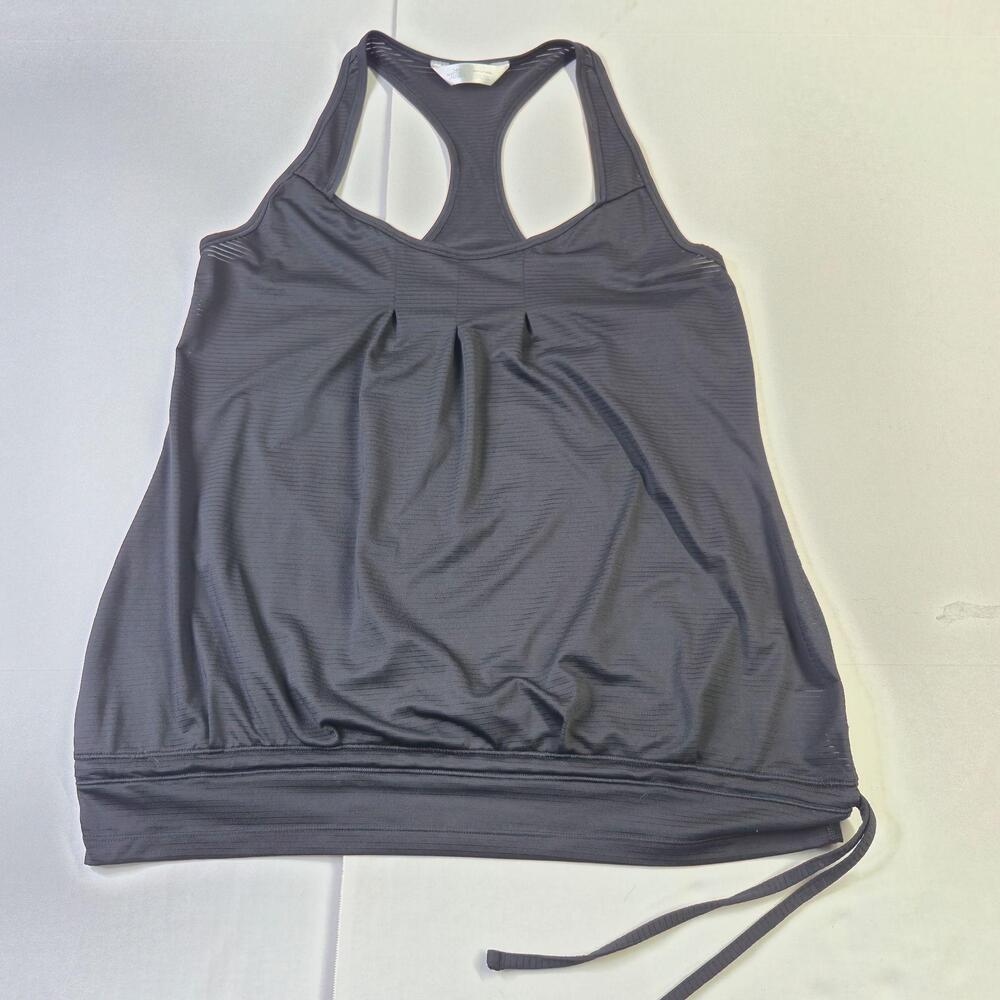 The North Face Tank Top Womens Large Black Bubble Racerback Performance Active